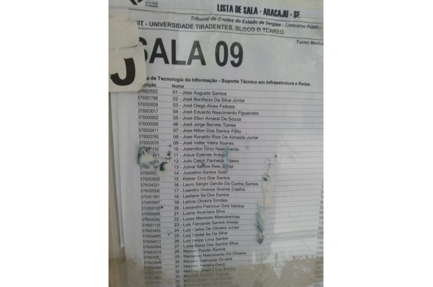 Registro fotográfico do concurso TCE 2015 Registro fotográfico do concurso TCE 2015