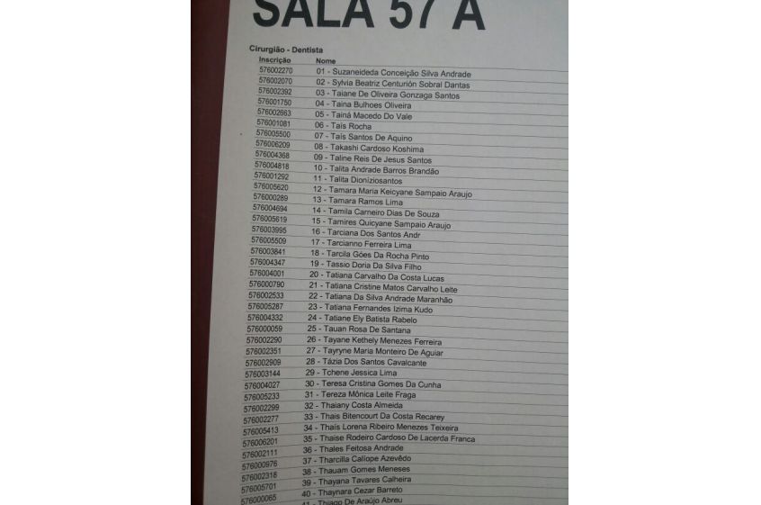 Registro fotográfico do concurso TCE 2015 Registro fotográfico do concurso TCE 2015