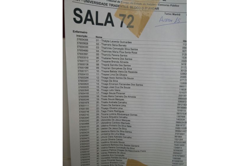 Registro fotográfico do concurso TCE 2015 Registro fotográfico do concurso TCE 2015