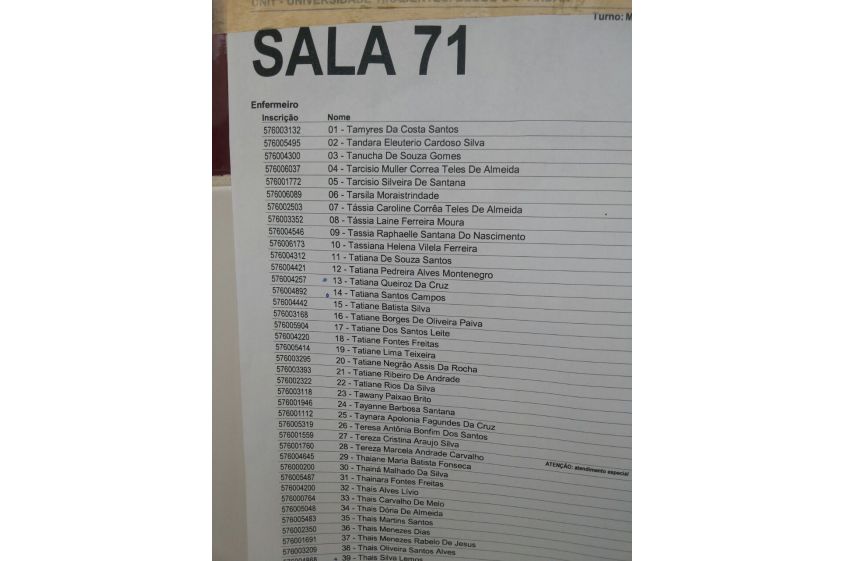 Registro fotográfico do concurso TCE 2015 Registro fotográfico do concurso TCE 2015