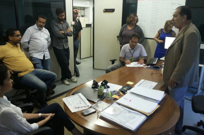 Reunião para explicar o programa de Rádio web Reunião para explicar o programa de Rádio web