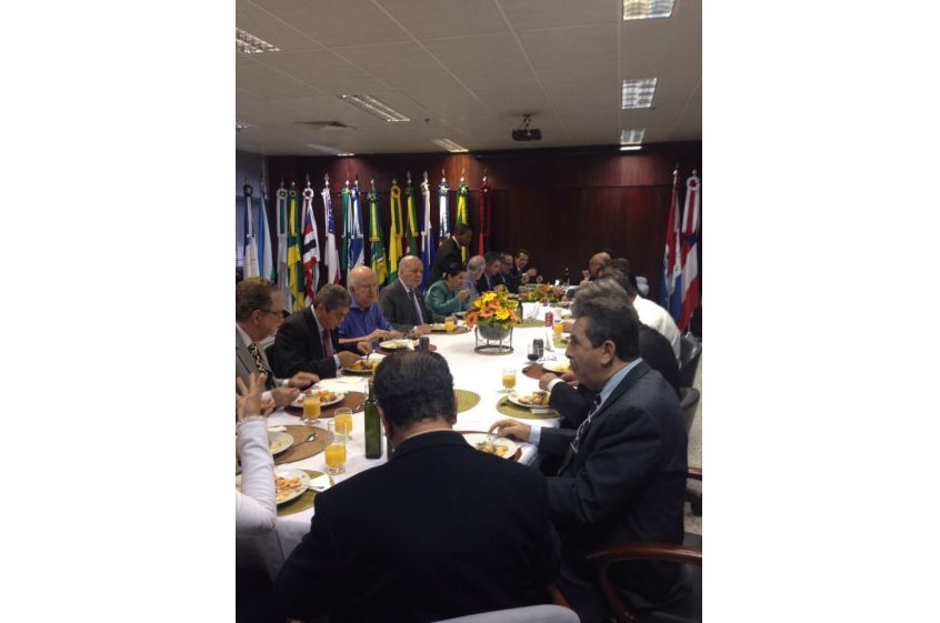 Almoço no TCE com representantes do TCE/se e TCM - SP Almoço no TCE com representantes do TCE/se e TCM - SP