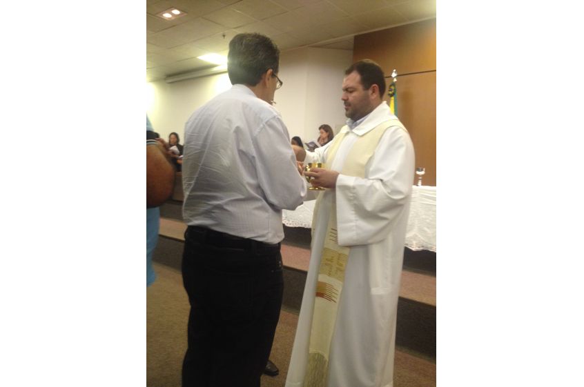 Celebração da Missa de Páscoa e dia das mães no TCE/SE Celebração da Missa de Páscoa e dia das mães no TCE/SE